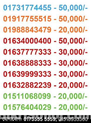 VIP SIM Number BD Stylish & Smart Choice mobile phone number